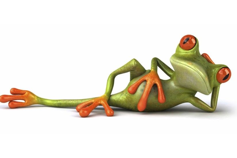 3d Funny Frog Wallpaper | Wallpaper Download