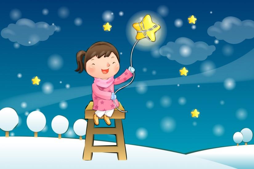 Cute Winter wallpapers Illustrations.