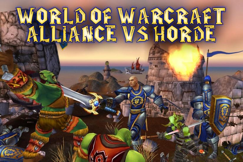 ... World of Warcraft Wallpaper Alliance vs Horde Perk by percy1985