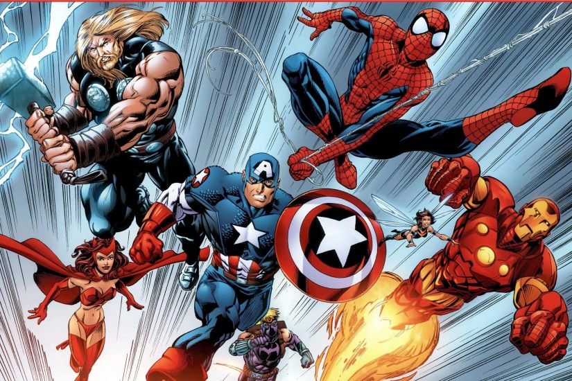 The Avengers Assemble Cartoon HD Wallpapers
