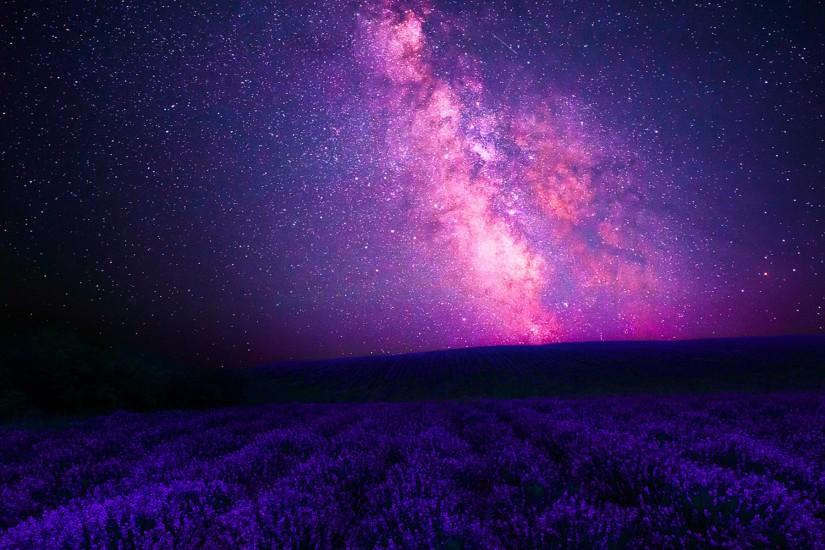 Pink Galaxy & Purple Lavender wallpapers and stock photos