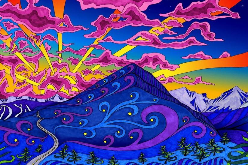 2017-03-28 - HQ RES psychedelic wallpaper - #1472129