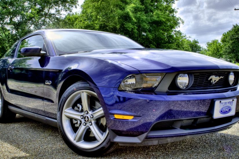 Preview wallpaper ford mustang, car, hdr 3840x2160