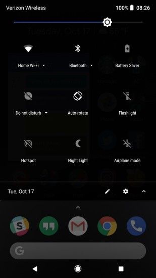 Although it's slightly annoying that this dark theme is limited on a per- wallpaper basis, it's still exciting to see this sort of theming available  on ...