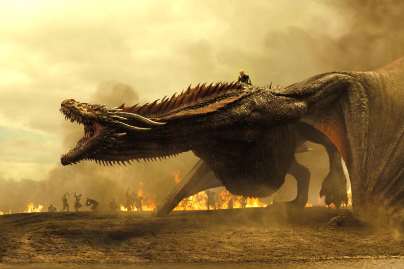 Game Of Thrones Season 7 Dragon And Khaleesi