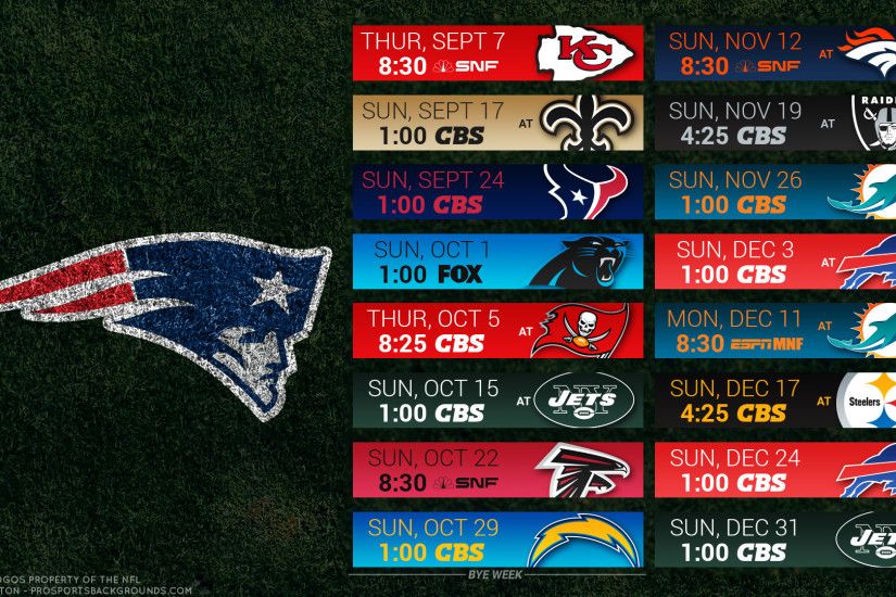 ... New England Patriots 2017 schedule turf football logo wallpaper free pc  desktop computer ...