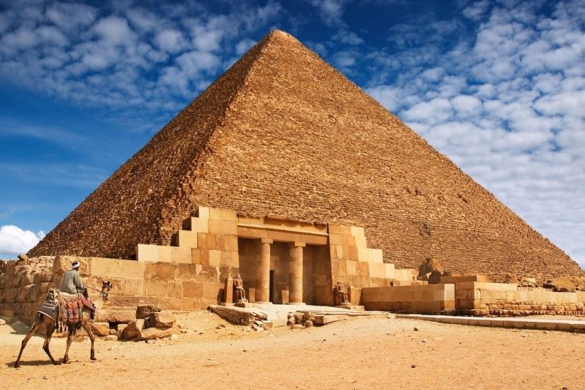 ... Pyramids Of Giza, Egypt, Photo Manipulation, Camels, Men, Stones,  Desert, Sand, Columns, Sculpture Wallpapers HD / Desktop and Mobile  Backgrounds