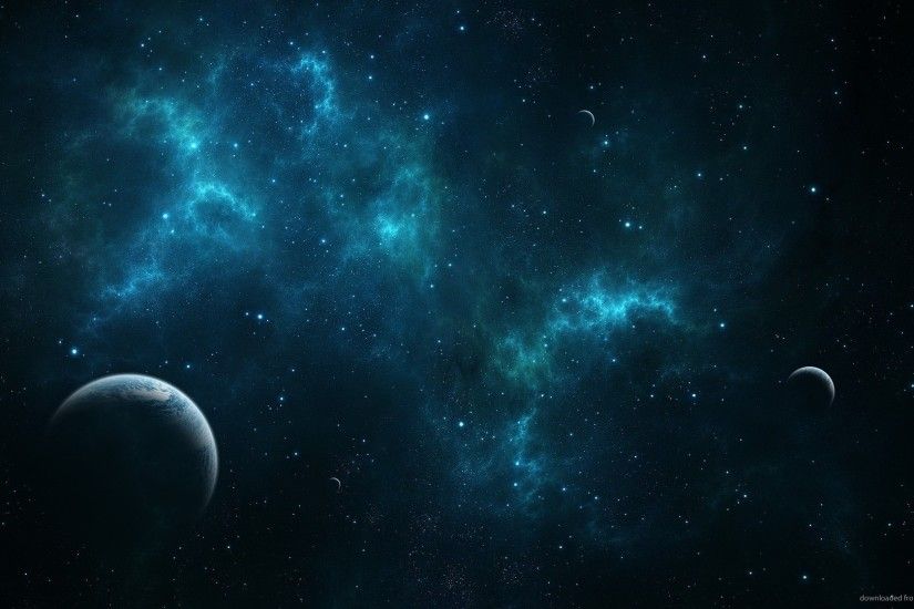 Deep blue space for 1920x1080