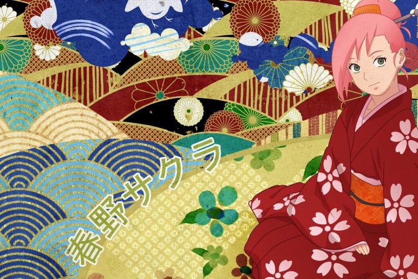 Sakura Haruno Kimono wallpaper