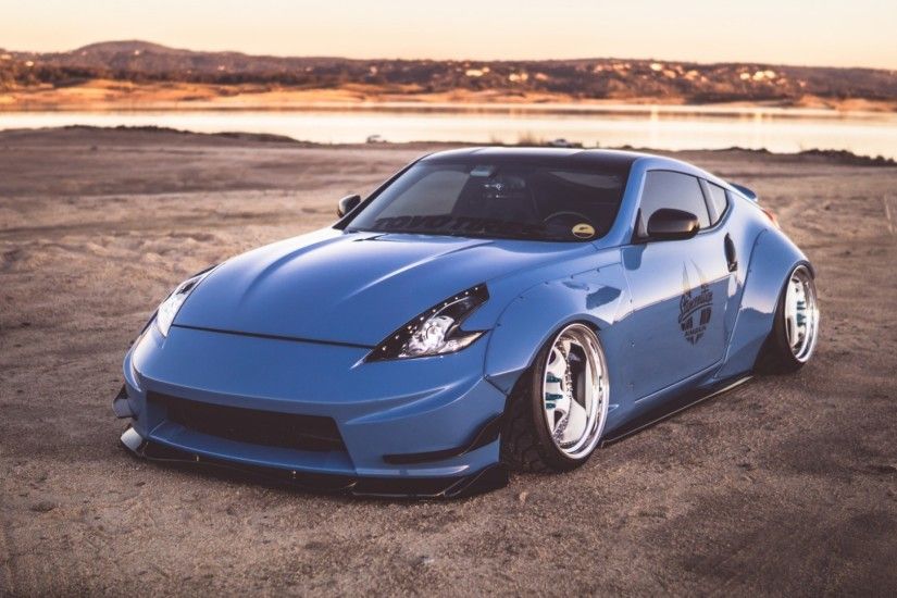 1920x1080 Wallpaper nissan 370z, tuning, side view