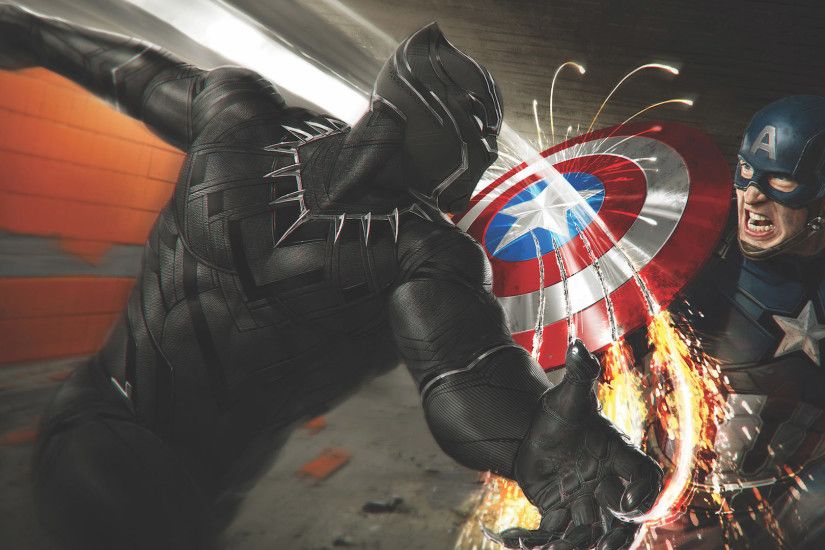 Captain America Vs Black Panther 2048x1152 Resolution