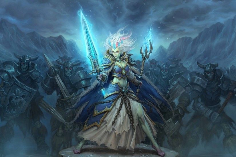 General 1920x1080 Hearthstone: Heroes of Warcraft Hearthstone Warcraft  cards artwork Knights of the frozen throne