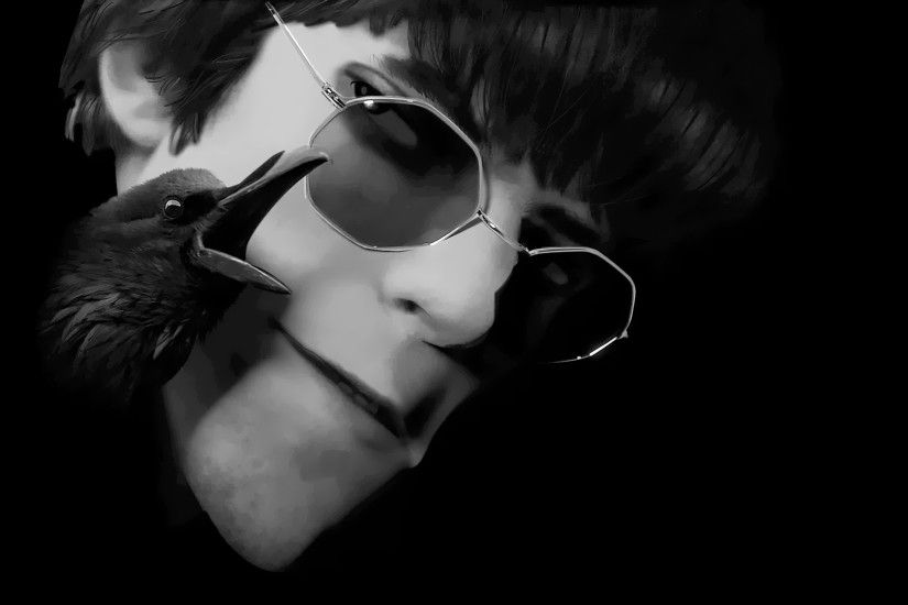 Black and white murdoc wallpaper from the song : Gorillaz - We Got The  Power (Claptone Remix) Youtube link  :https://www.youtube.com/watch?v=sQduMTc5TR8