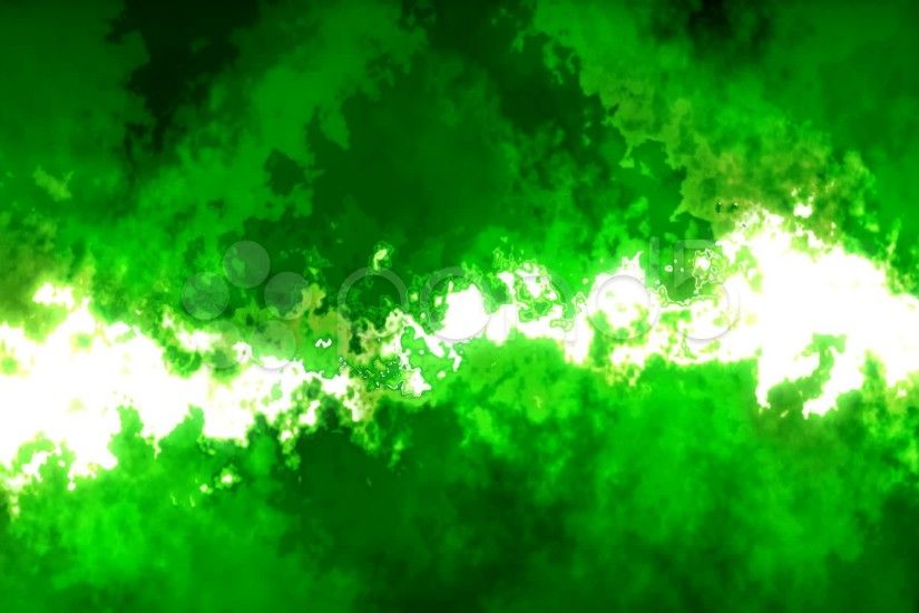 Abstract Green Smoke And Fire Background Loop Stock Video 22418914 .
