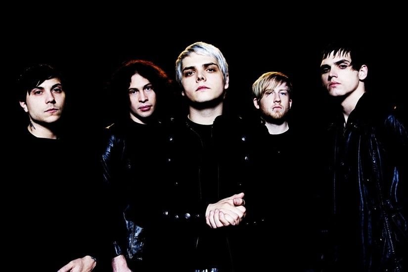 2560x1440 Wallpaper my chemical romance, band, members, look, background