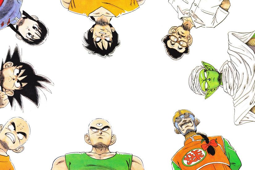 Dragon Ball Z, Son Goku, Krillin, Chi Chi, Tien Shinhan, Piccolo