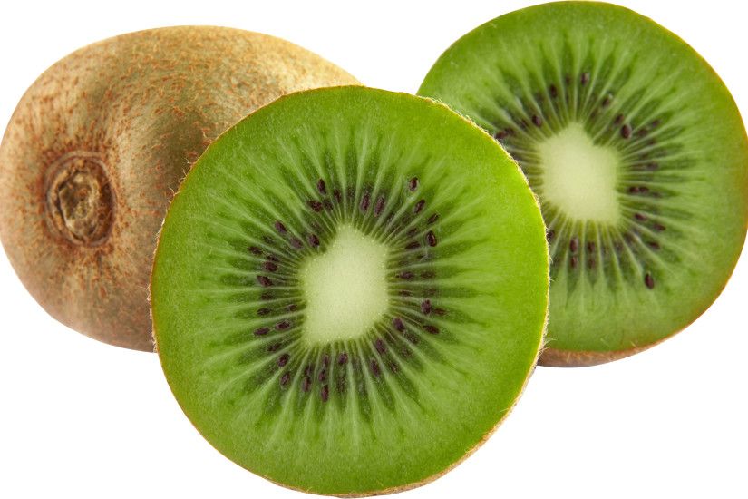 Green cutted kiwi PNG image