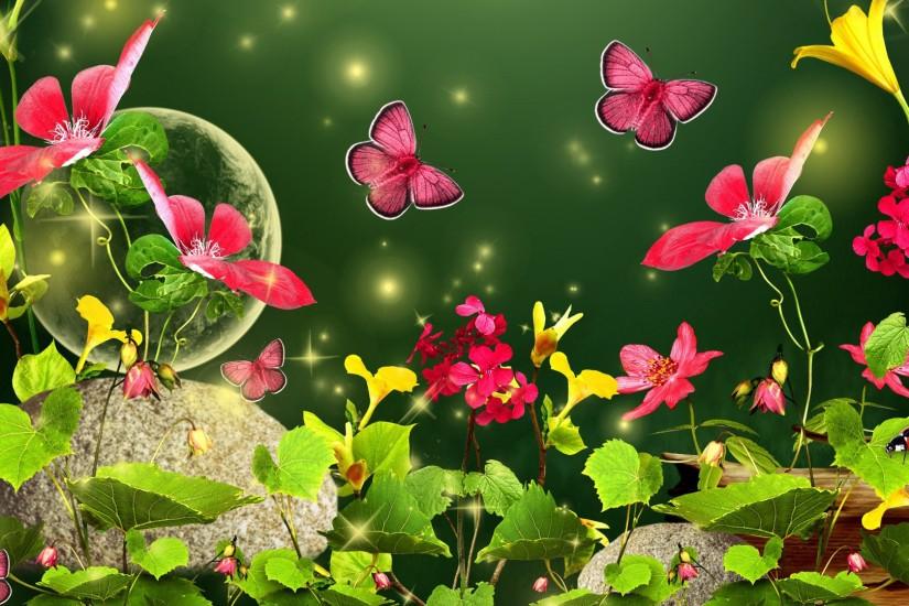 Spring Butterfly Wallpaper Background