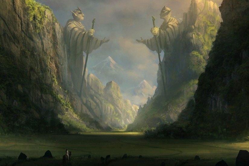 Elves Landscapes Artwork J. R. Tolkien