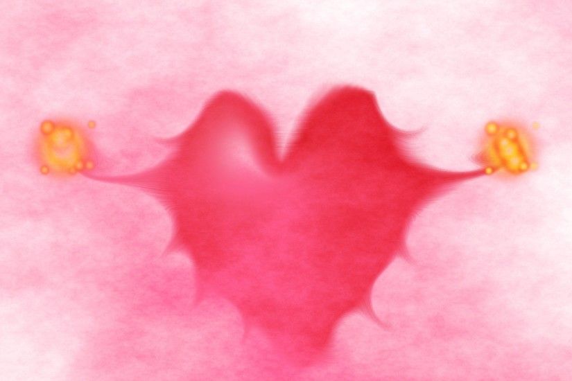 Pink Heart Wallpaper with Wings.  Free_Wallpaper__A_Pink_Heart_with_Wings_Free_to_Go_Anywhere.jpg
