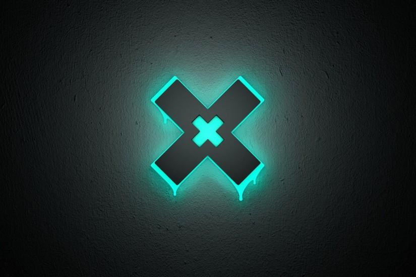 Neon X Abstract HD Wallpaper