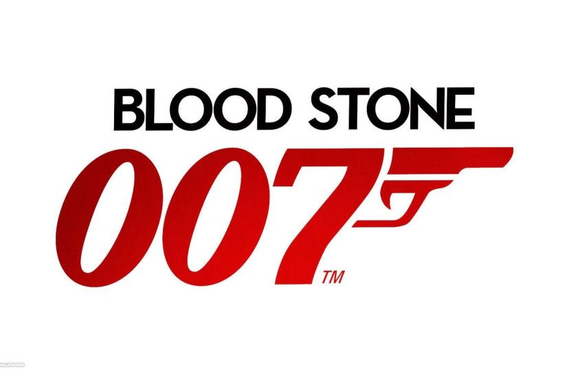 james bond 007 blood stone logo 1080p hd wallpaper