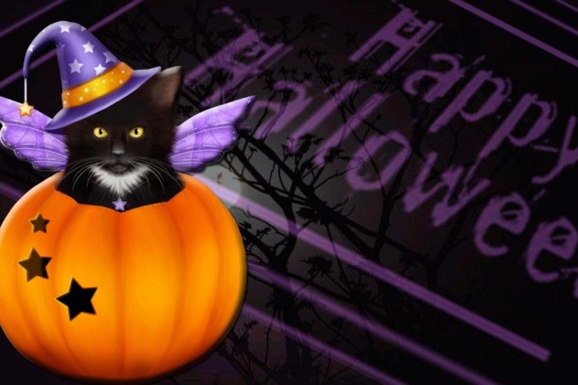 halloween cat wallpaper - (#68803) - HQ Desktop Wallpapers .