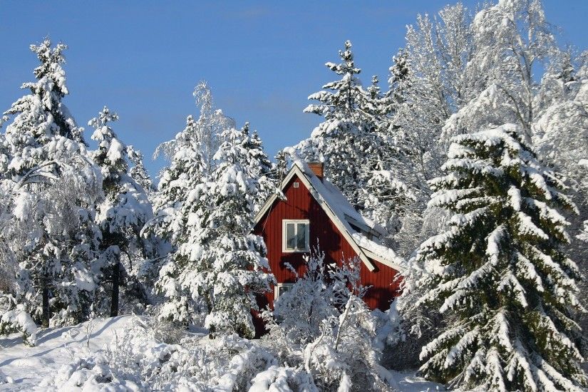 Winter in Sweden Wallpaper Winter Nature