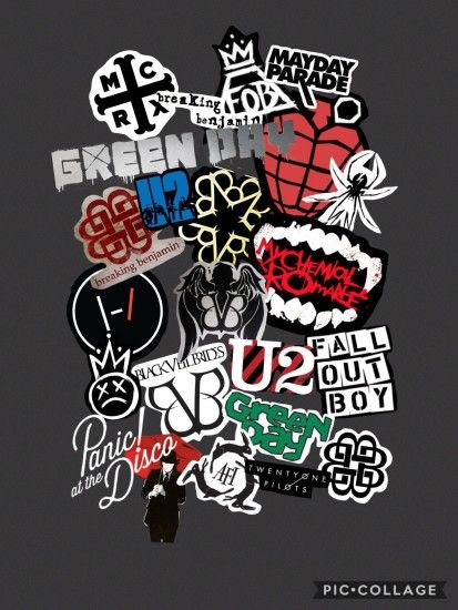 my lockscreen -- all the bands I like, even the ones I only occasionally