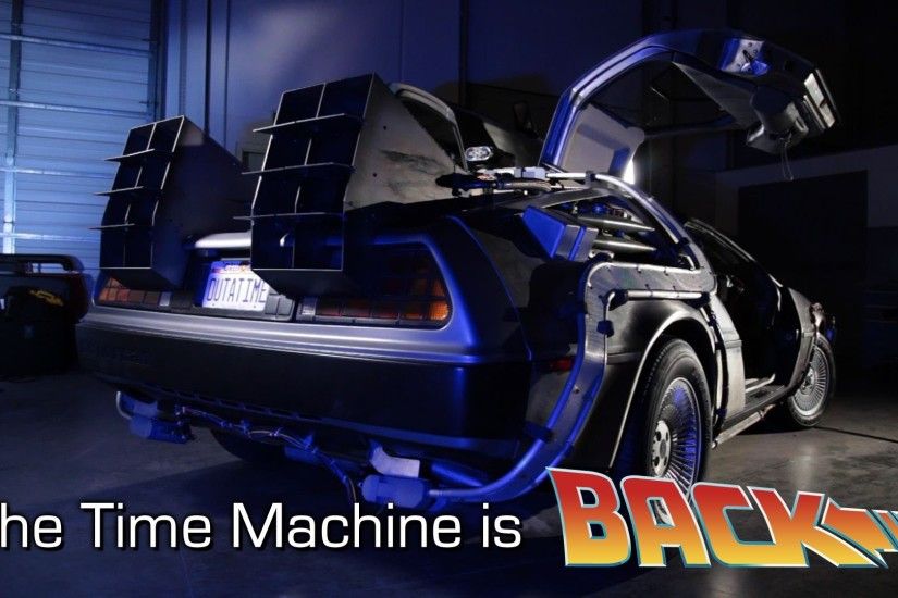 The Original 'Back to the Future' DeLorean Was Restored by Fans and Is Now  on Display at Universal Studios