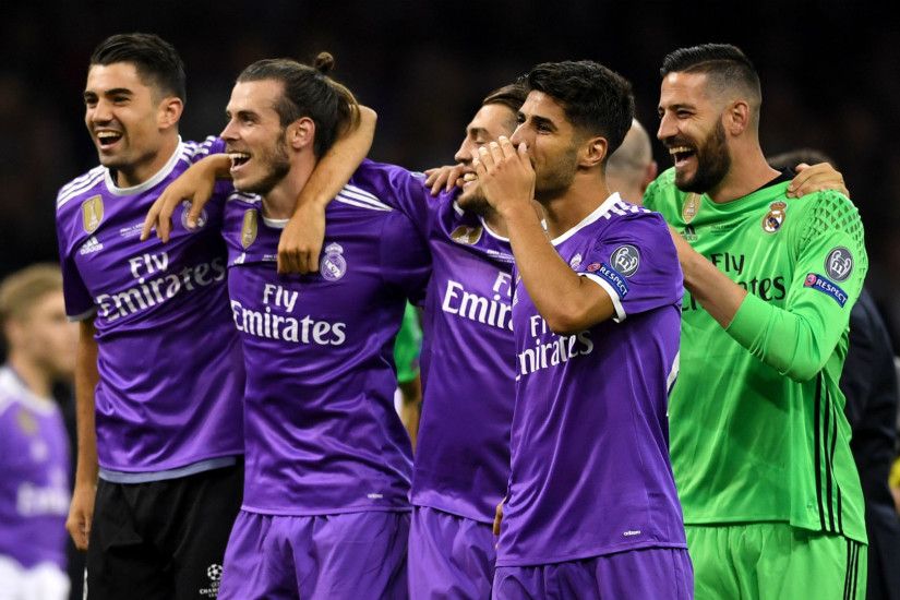 Real Madrid celebrates Champions League Final 060317