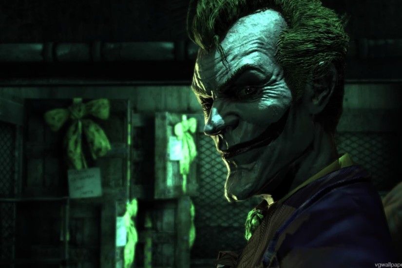 The Joker - a screenshot from The Batman: Arkham Asylum Click image for  full 1920x1080