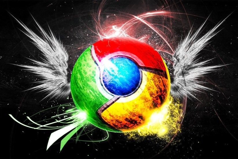 DeviantArt: More Like Google Chrome (Wallpaper) by Hardii