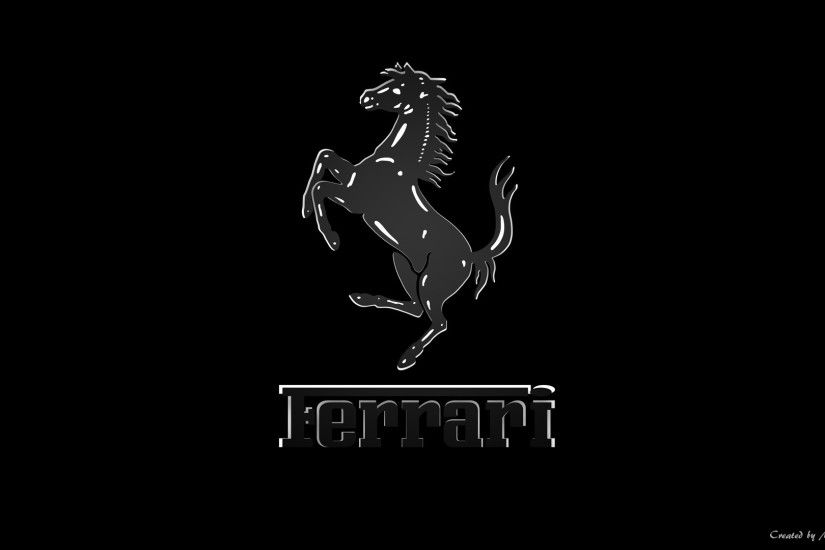 Ferrari logo HD Wallpaper 1920x1080