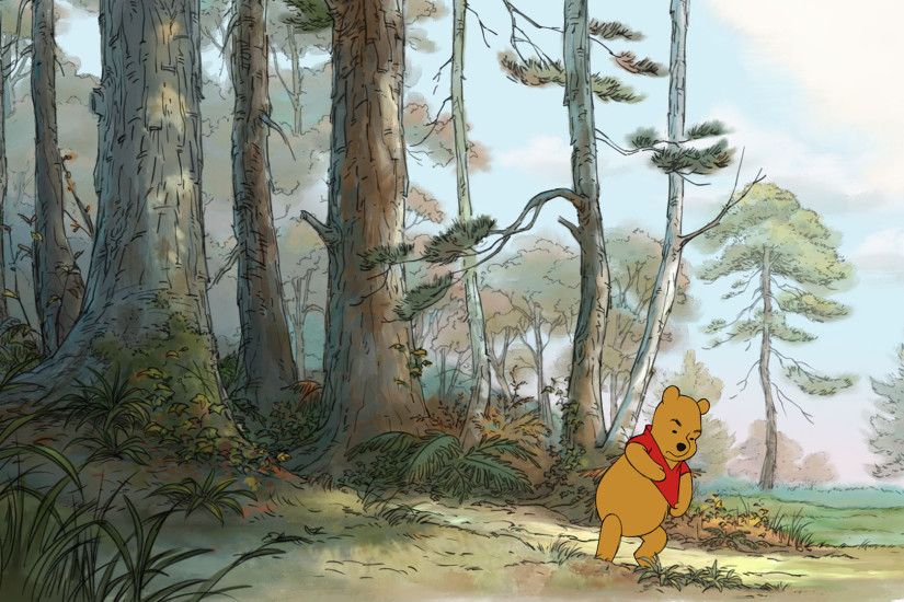 Image result for winnie the pooh forest backgrounds | Layout shmayouts |  Pinterest