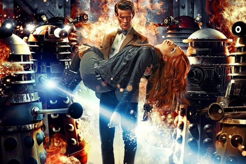 fantasy Art, Doctor Who, Matt Smith, Eleventh Doctor, Karen Gillan, Amy  Pond, Daleks Wallpapers HD / Desktop and Mobile Backgrounds