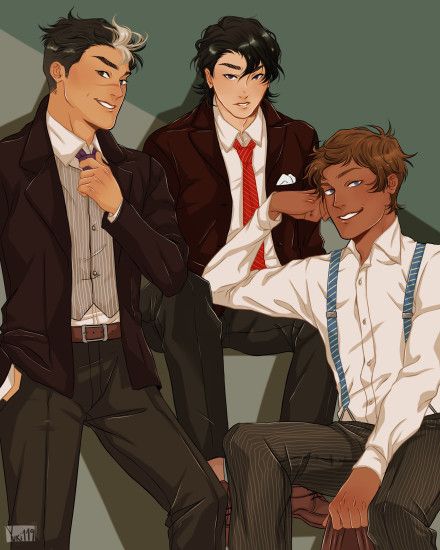 Voltron - Shiro, Lance, Keith | Suits