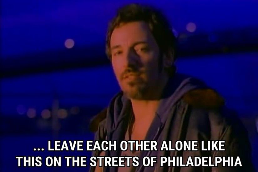 Bruce Springsteen - Streets Of Philadelphia - 1993