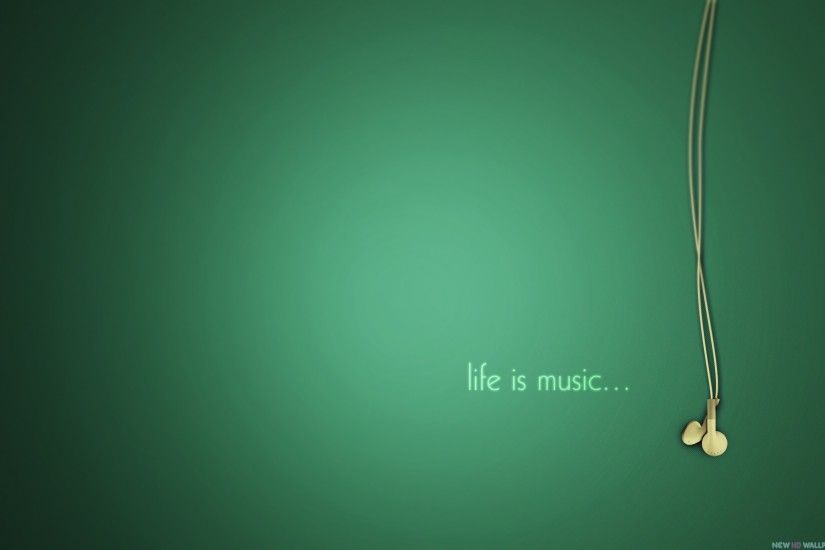 Life Is Music Wallpaper Background
