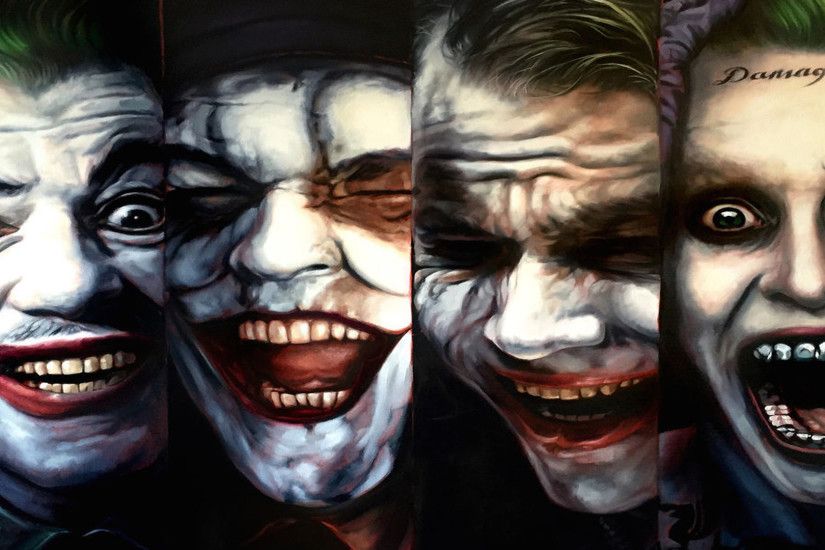 A Joker Wallpaper based on a painting by Ben F Jeffery ...