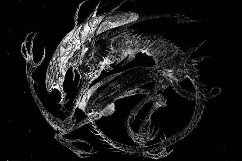 Movies Xenomorph science fiction Alien fan art black background H_R_ Giger  wallpaper | 1920x1200 | 218509 | WallpaperUP