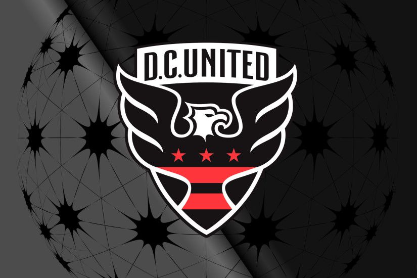 Black D.C. United football logo wallpaper