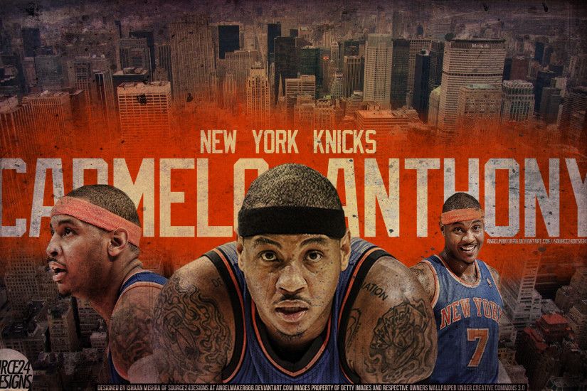 Carmelo Anthony NYC Wallpaper by IshaanMishra Carmelo Anthony NYC Wallpaper  by IshaanMishra