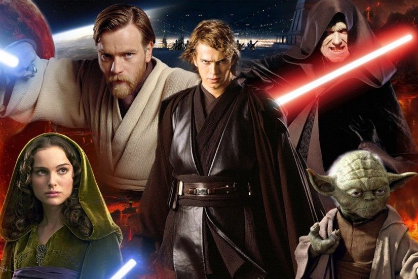 Movie - Star Wars Episode III: Revenge of the Sith Darth sidious Yoda Anakin  Skywalker