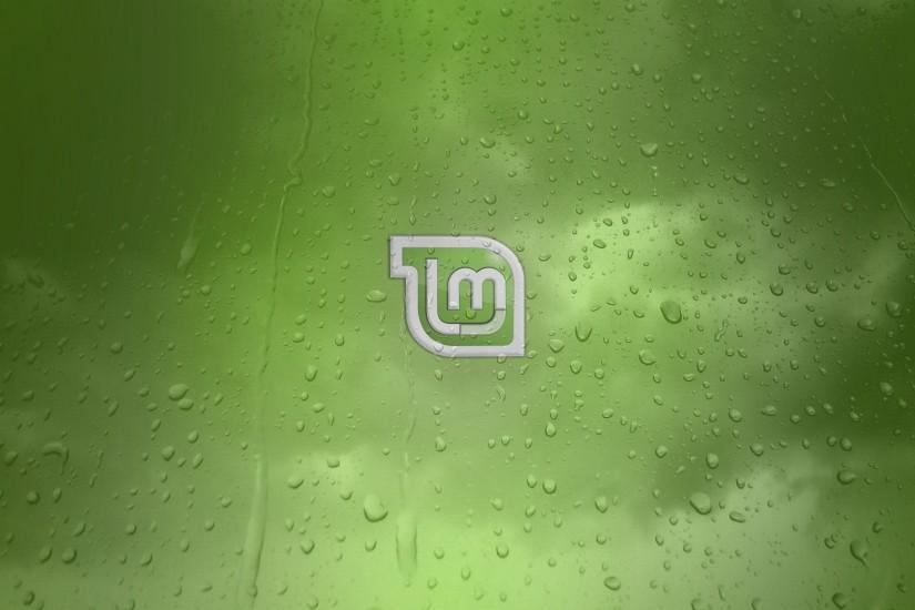 Linux Mint Green background