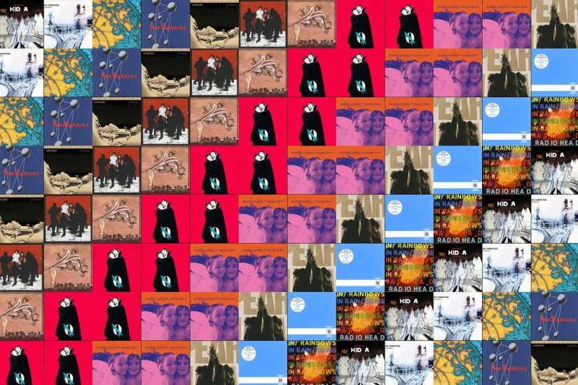 Radiohead In Rainbows Kid Ok Computer Strokes This Wallpaper Â« Tiled  Desktop Wallpaper