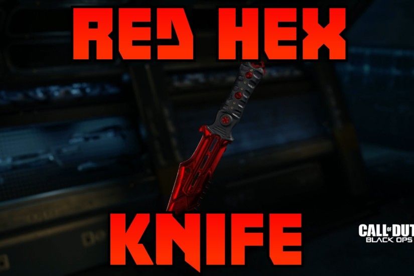 Black Ops 3: How to Get a "Red Hex" Knife! (BO3 Glitches) *PATCHED*