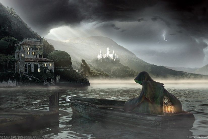 Dark Fantasy Landscape Wallpaper Free HD