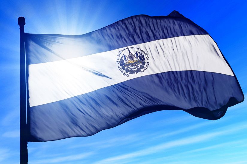 Bandera De El Salvador 1920x1080 - Full HD Backgrounds - HD Wallpapers