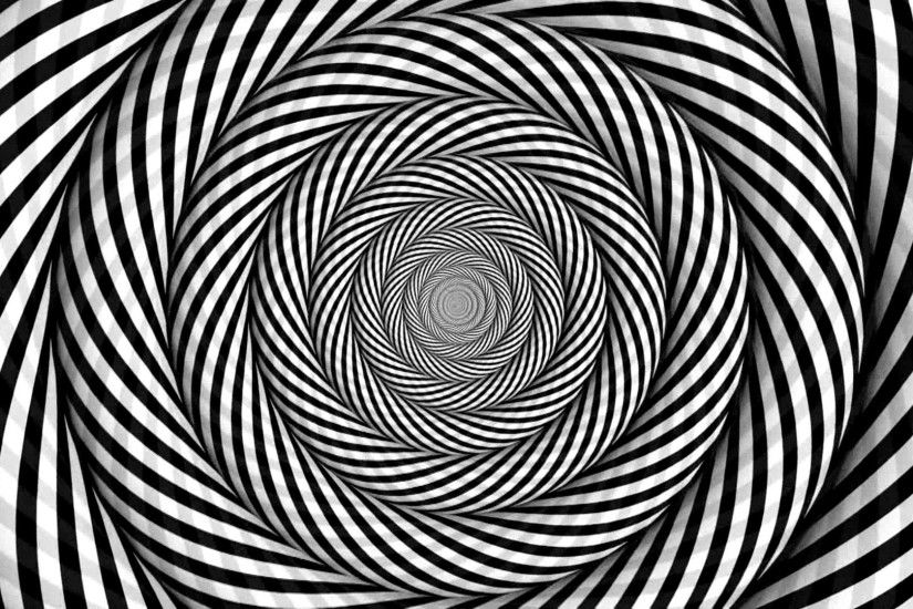 Cool Trippy Wallpaper Black and White